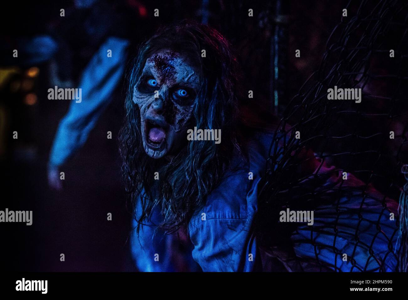 Halloween Fright Nights in Walibi flevoland - Niederlande 2021 Stockfoto