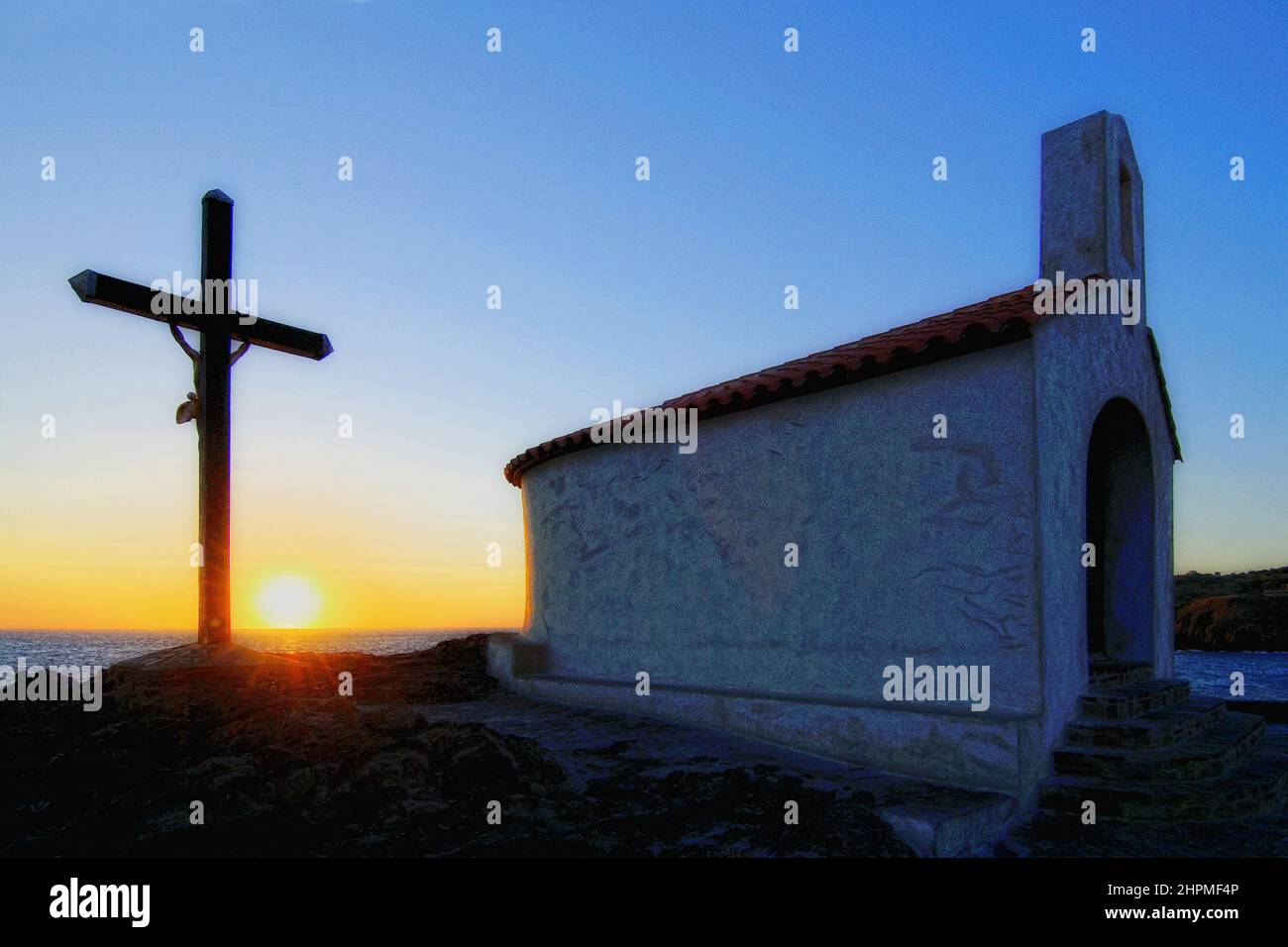 Chapelle Saint Vincent Stockfoto