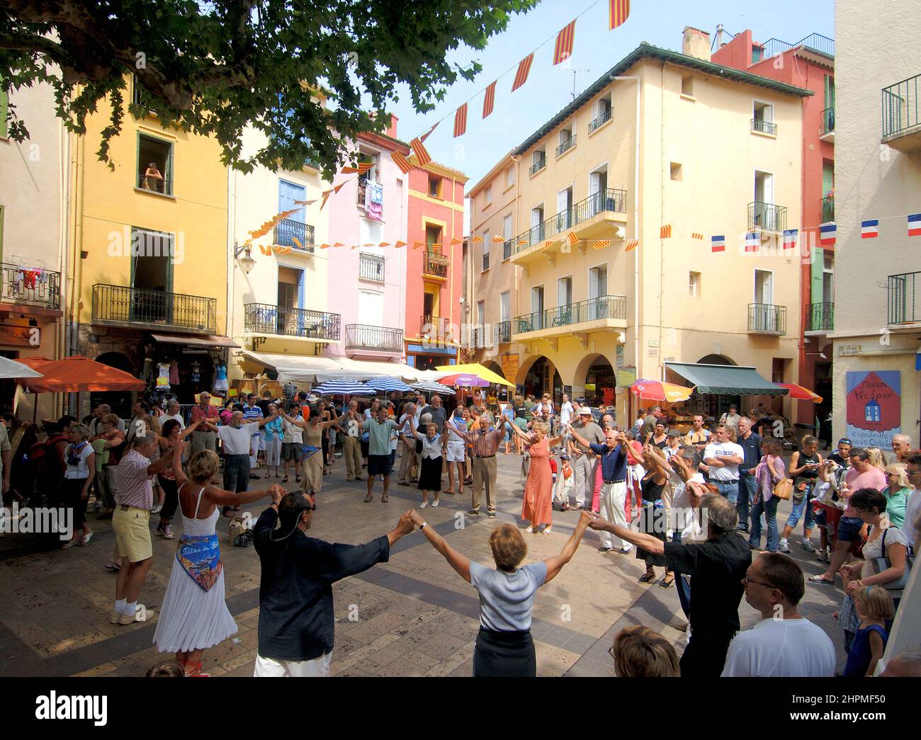 Frankreich Pyrenäen orientales oczitanie Collioure Village touristique Stockfoto