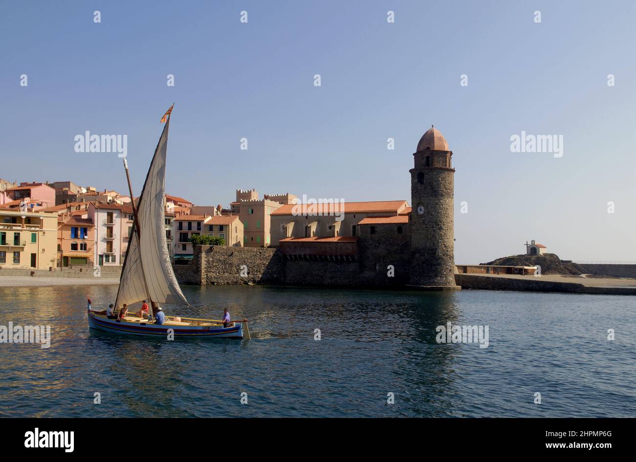 [frankreich pyrenees orientales cote vermeille Collioure Stockfoto