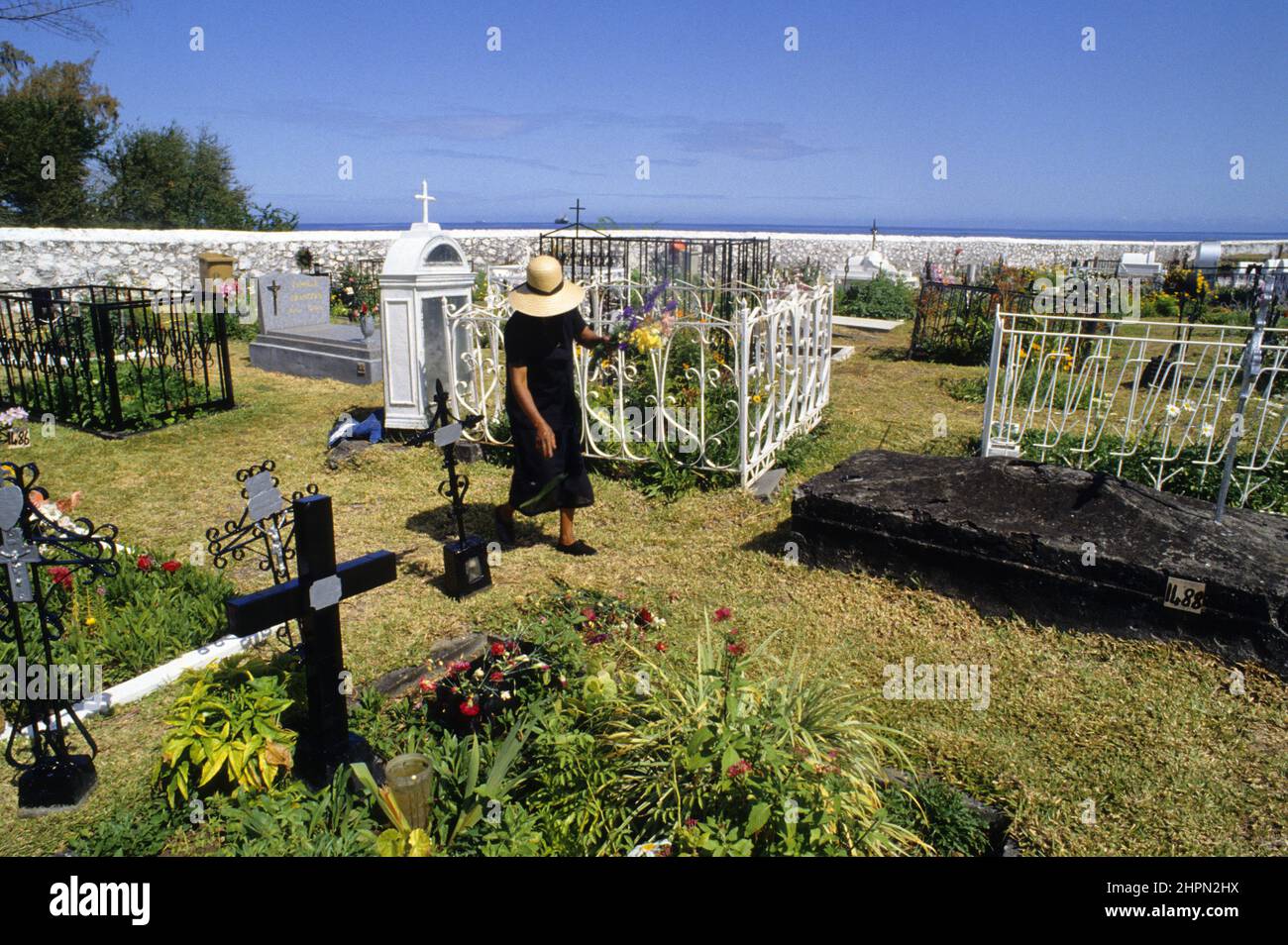 Cimetière marin Saint Paul tresor de la buse Stockfoto