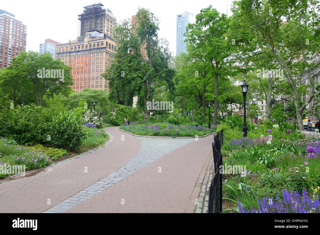 Spring at the Garden at Battery Park, New York City Stockfoto