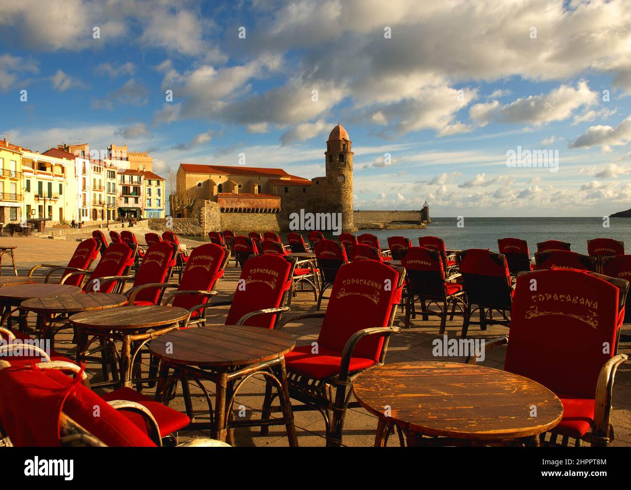 Frankreich Pyrenäen orientales occitanie Collioure touristisches Dorf Maler Stadt Fauvismus Periode derain matisse Stockfoto
