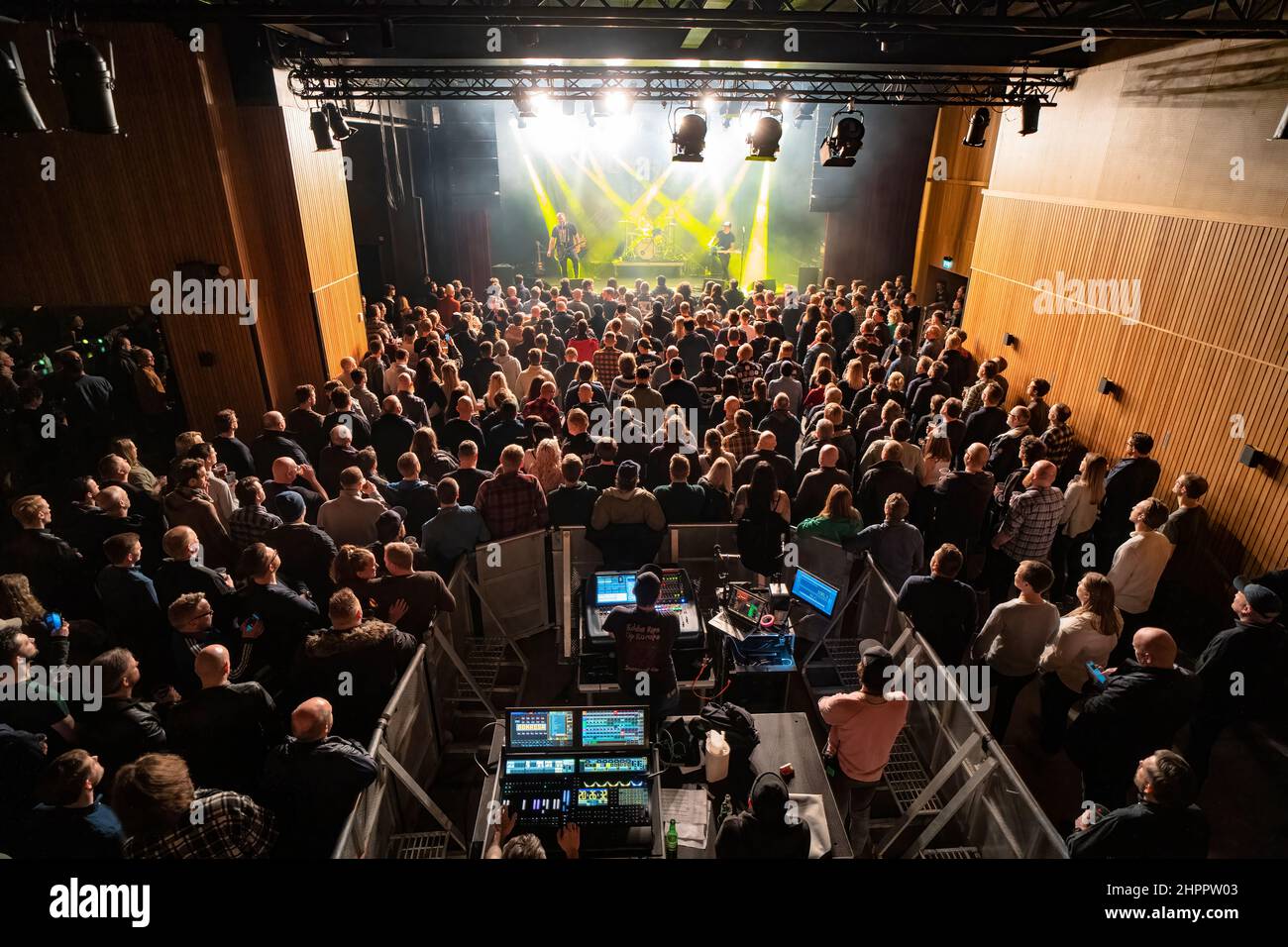 Bergen, Norwegen. 19th, Ferbruary 2022. Die norwegische Rockband Bokassa spielt Live-Konzert im USF Verftet in Bergen. (Bildnachweis: Gonzales Photo - Jarle H. Moe). Stockfoto