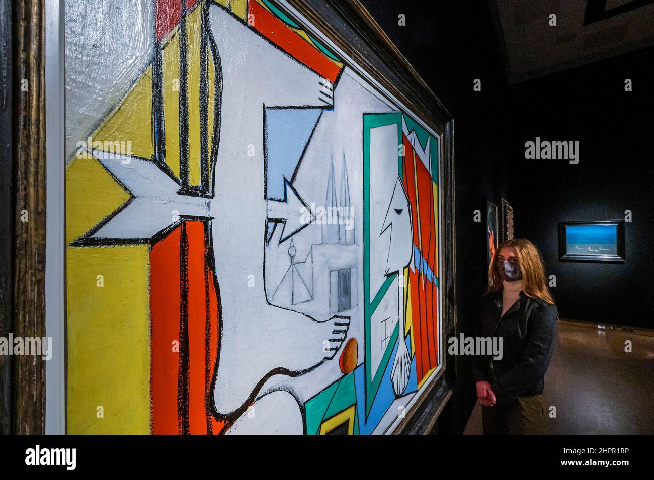 London, Großbritannien. 23rd. Februar 2022. Pablo Picasso, La Fenêtre ouverte, gemalt in Paris am 22. November 1929, Schätzung: GBP 14.000.000 - GBP 24.000.000 - Vorschau auf die Highlights des 20th./21st. Jahrhunderts und die Kunst des surrealen Abendverkaufs, die am 1. März 2022 stattfinden. Kredit: Guy Bell/Alamy Live Nachrichten Stockfoto