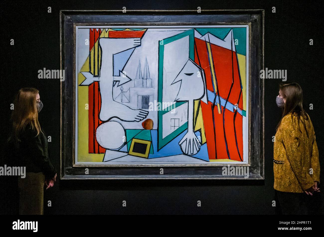 London, Großbritannien. 23rd. Februar 2022. Pablo Picasso, La Fenêtre ouverte, gemalt in Paris am 22. November 1929, Schätzung: GBP 14.000.000 - GBP 24.000.000 - Vorschau auf die Highlights des 20th./21st. Jahrhunderts und die Kunst des surrealen Abendverkaufs, die am 1. März 2022 stattfinden. Kredit: Guy Bell/Alamy Live Nachrichten Stockfoto