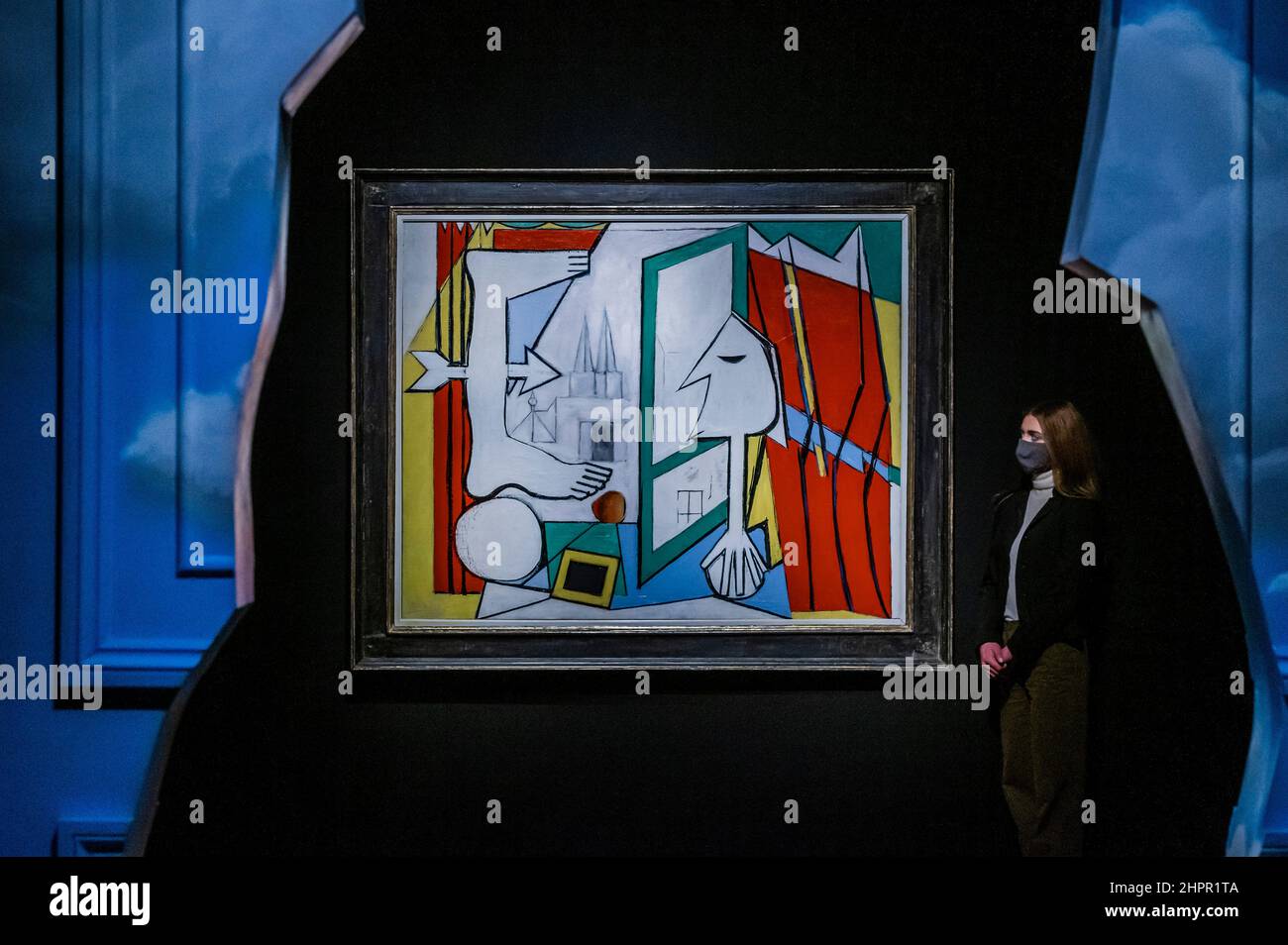 London, Großbritannien. 23rd. Februar 2022. Pablo Picasso, La Fenêtre ouverte, gemalt in Paris am 22. November 1929, Schätzung: GBP 14.000.000 - GBP 24.000.000 - Vorschau auf die Highlights des 20th./21st. Jahrhunderts und die Kunst des surrealen Abendverkaufs, die am 1. März 2022 stattfinden. Kredit: Guy Bell/Alamy Live Nachrichten Stockfoto