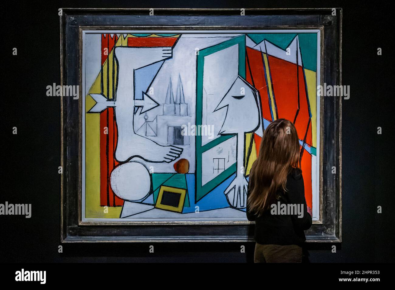 London, Großbritannien. 23rd. Februar 2022. Pablo Picasso, La Fenêtre ouverte, gemalt in Paris am 22. November 1929, Schätzung: GBP 14.000.000 - GBP 24.000.000 - Vorschau auf die Highlights des 20th./21st. Jahrhunderts und die Kunst des surrealen Abendverkaufs, die am 1. März 2022 stattfinden. Kredit: Guy Bell/Alamy Live Nachrichten Stockfoto