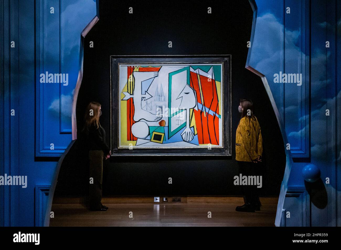 London, Großbritannien. 23rd. Februar 2022. Pablo Picasso, La Fenêtre ouverte, gemalt in Paris am 22. November 1929, Schätzung: GBP 14.000.000 - GBP 24.000.000 - Vorschau auf die Highlights des 20th./21st. Jahrhunderts und die Kunst des surrealen Abendverkaufs, die am 1. März 2022 stattfinden. Kredit: Guy Bell/Alamy Live Nachrichten Stockfoto