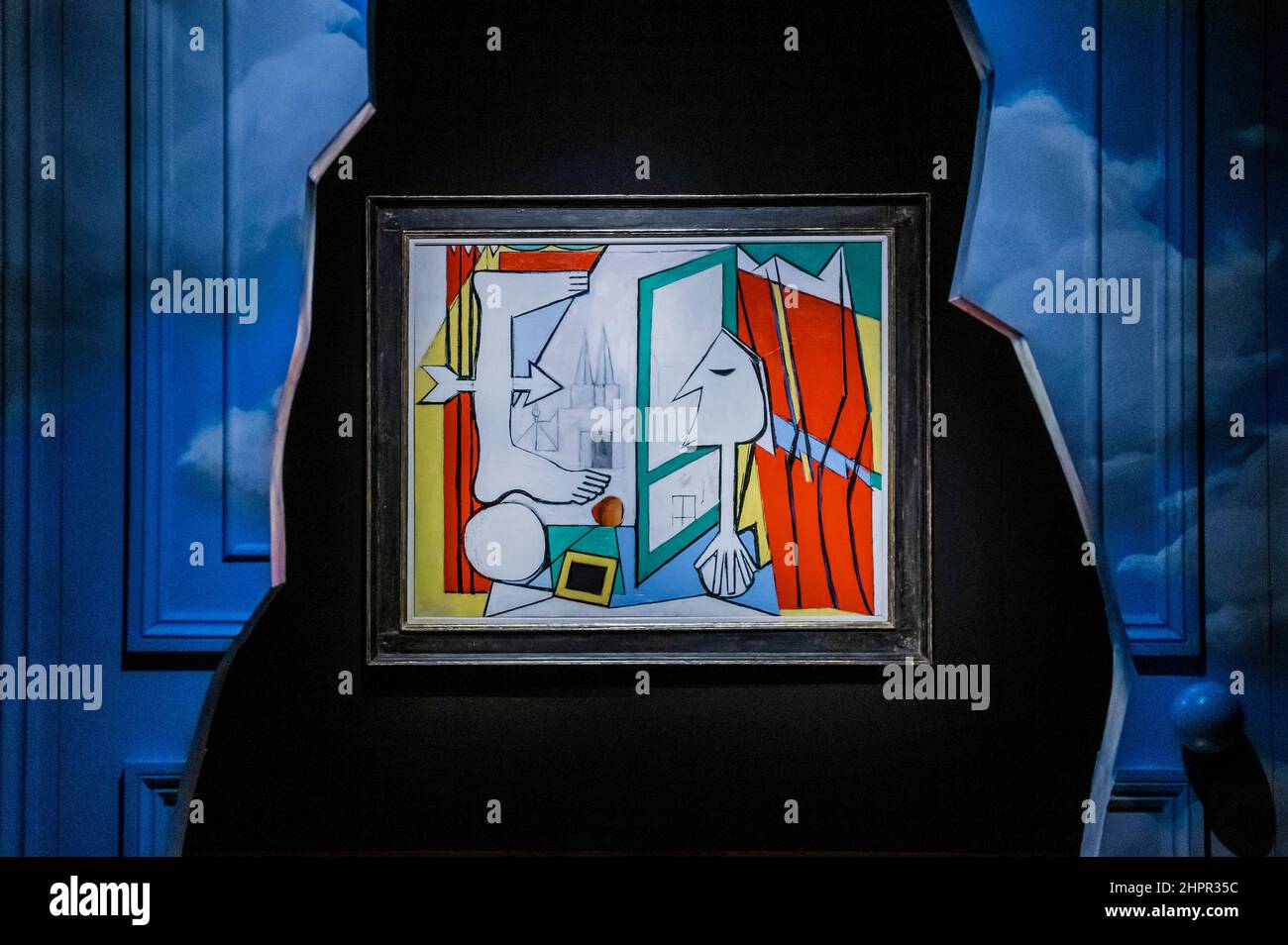 London, Großbritannien. 23rd. Februar 2022. Pablo Picasso, La Fenêtre ouverte, gemalt in Paris am 22. November 1929, Schätzung: GBP 14.000.000 - GBP 24.000.000 - Vorschau auf die Highlights des 20th./21st. Jahrhunderts und die Kunst des surrealen Abendverkaufs, die am 1. März 2022 stattfinden. Kredit: Guy Bell/Alamy Live Nachrichten Stockfoto