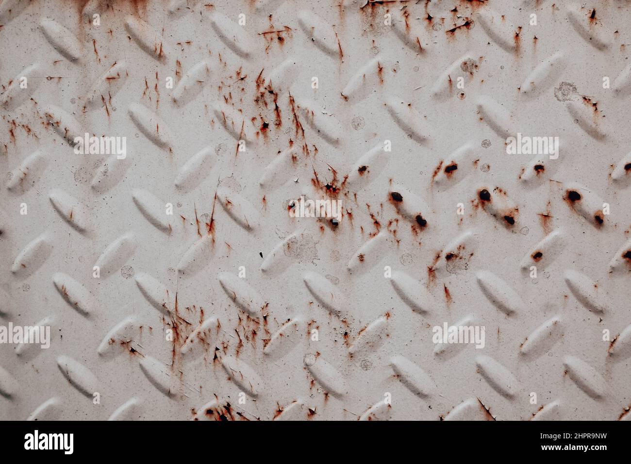 Grunge rostige Metallstruktur. Verrostet und oxidierter Hintergrund. Alte abgenutzte Eisen Metall Textur Hintergrund. Stockfoto