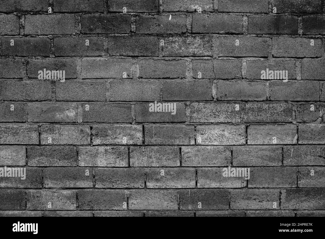 Abstrakte Grunge Ziegelwand Textur für Muster Hintergrund. Stockfoto