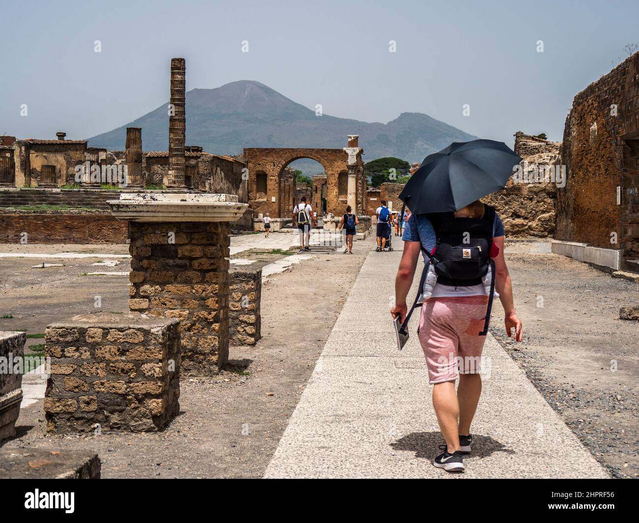 Italien, Kampanien, Pompeji, archäologische Stätte, Ruinen der antiken römischen Stadt Stockfoto