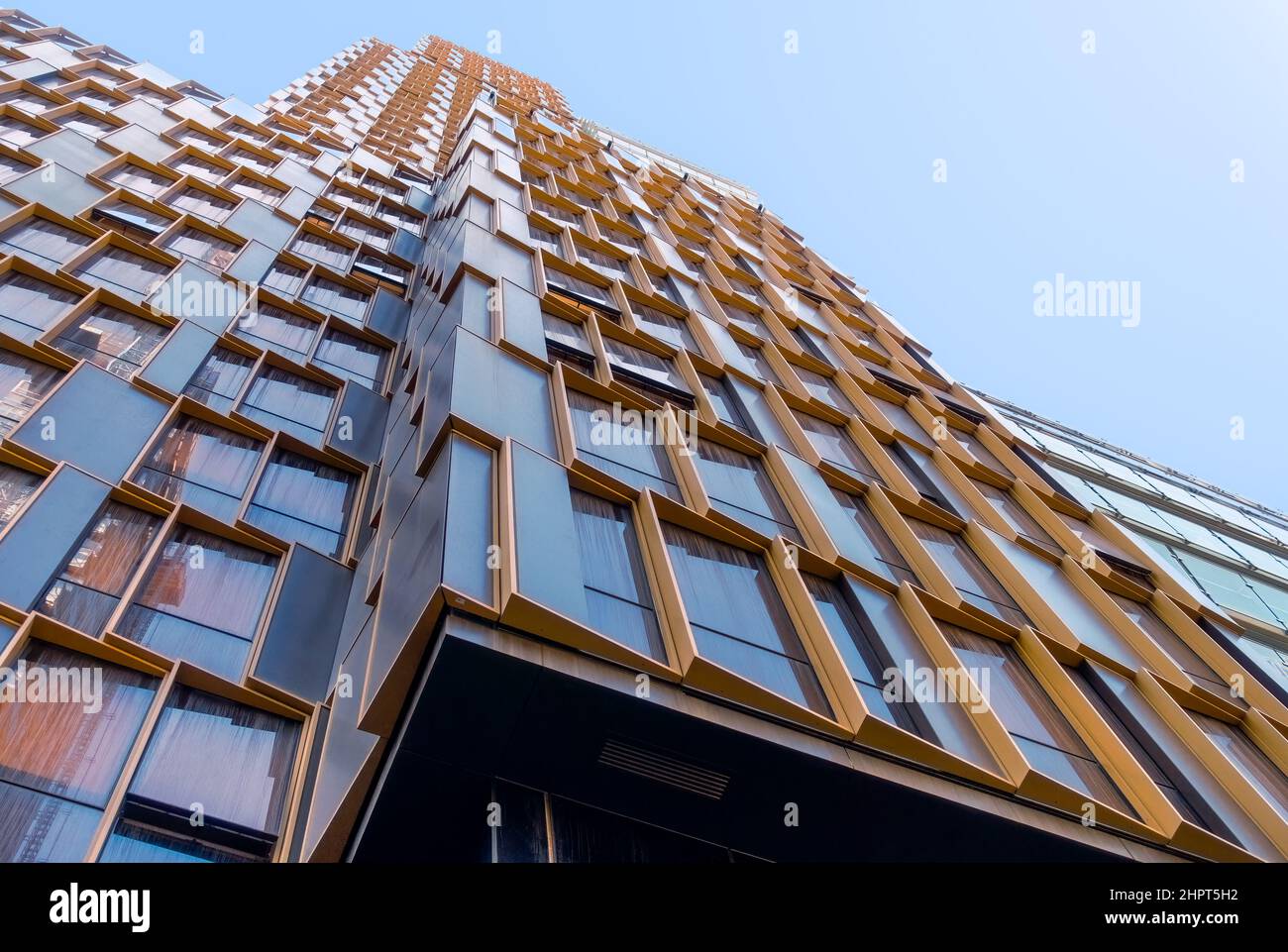 Melbourne, Victoria, Australien - Atira Student housing Tower Building von Hayball Stockfoto