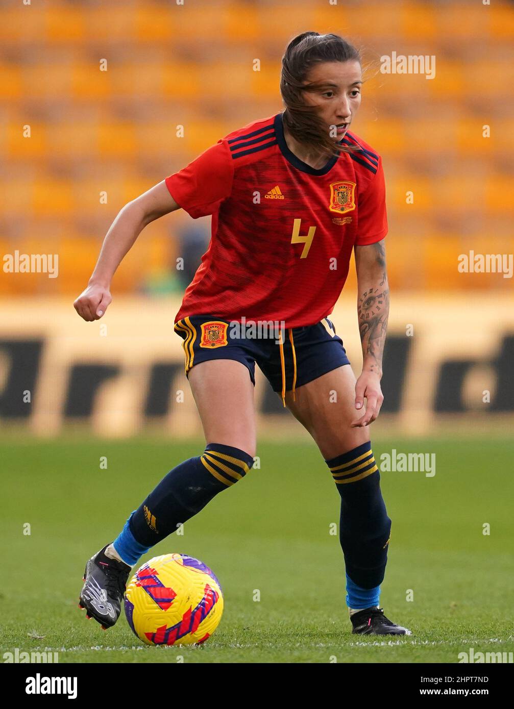 Die spanische Sheila Garcia Gomez beim Spiel des Arnold Clark Cups im