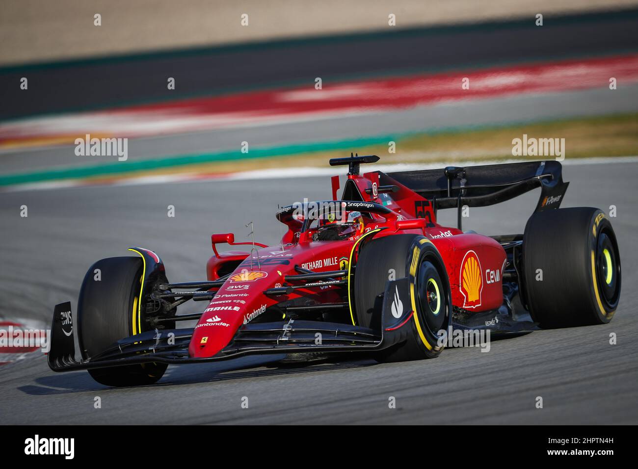 Barcelona, Spanien, 23/02/2022, während der Vorsaison-Rennbahn vor der FIA Formel 1-Weltmeisterschaft 2022, auf dem Circuit de Barcelona-Catalunya, vom 23. Bis 25. Februar 2022 in Montmelo, bei Barcelona, Spanien - Foto: Antonin Vincent/DPPI/LiveMedia Stockfoto