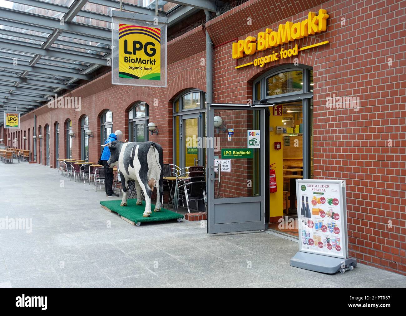 LPG BioMarkt Bio-Lebensmittel, Moabit, Berlin Stockfoto