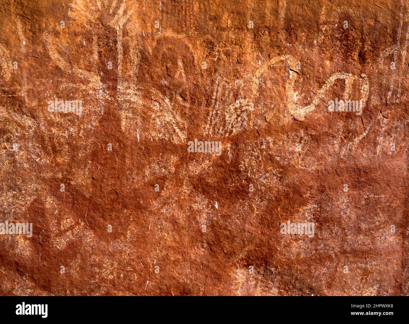 Felsmalerei Der Ureinwohner, Nordwestaustralien Stockfoto