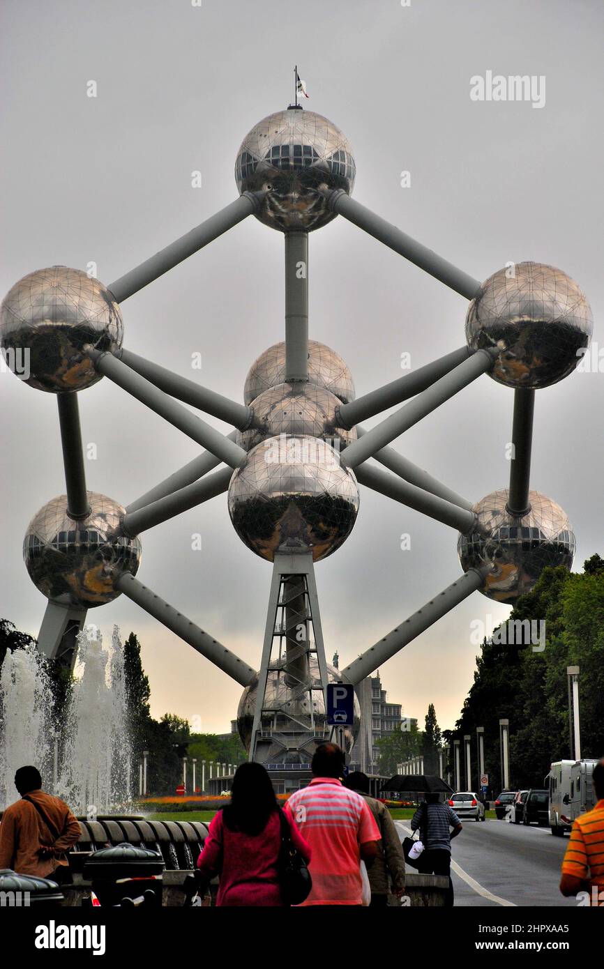 Atomium, Brüssel, Belgien Stockfoto