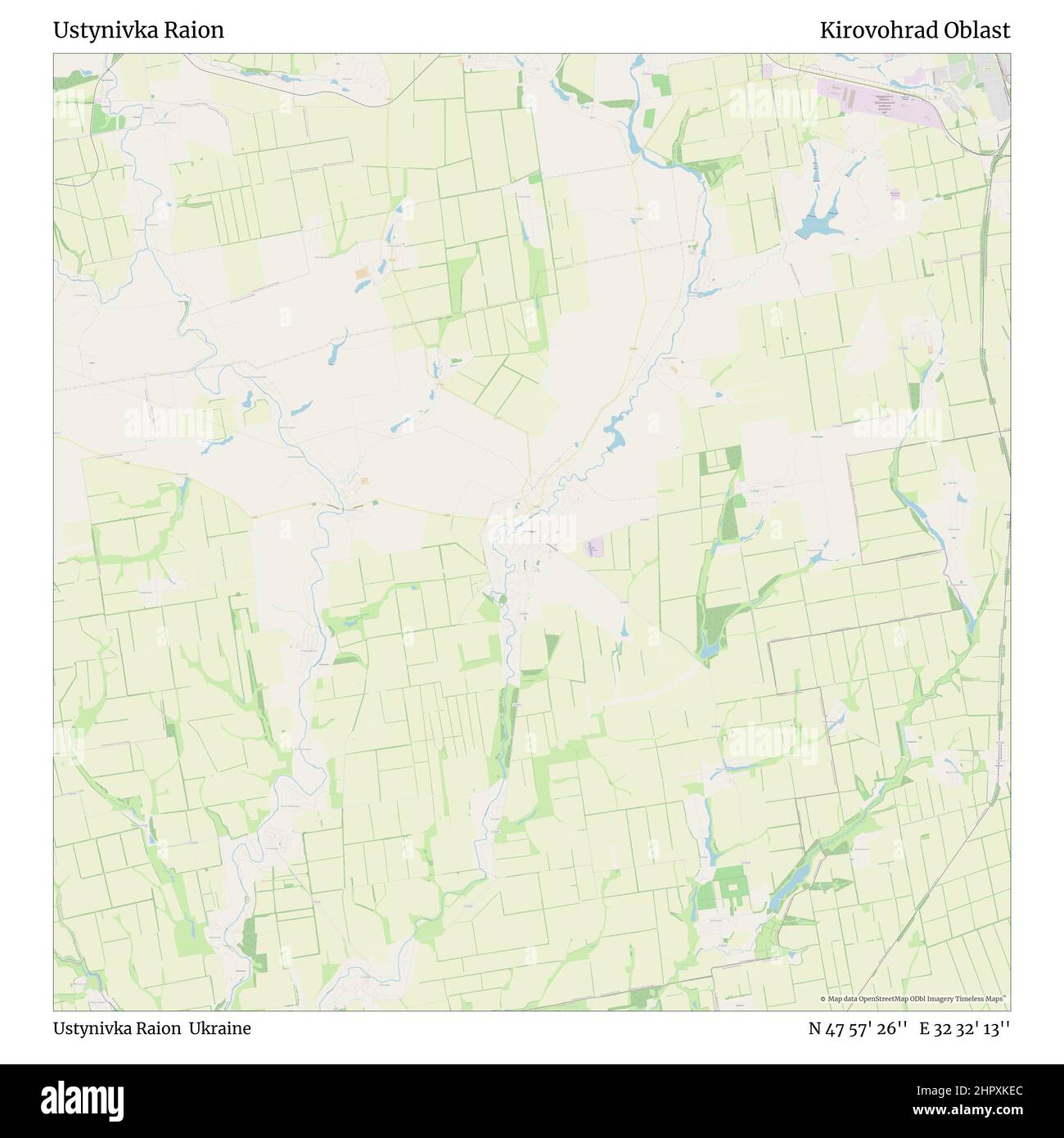 Rajon Ustyniwka, Rajon Ustyniwka, Ukraine, Gebiet Kirovohrad, N 47 57' 26'', E 32 32' 13'', Karte, Zeitlose Karte veröffentlicht im Jahr 2021. Reisende, Entdecker und Abenteurer wie Florence Nightingale, David Livingstone, Ernest Shackleton, Lewis and Clark und Sherlock Holmes haben sich bei der Planung von Reisen zu den entlegensten Ecken der Welt auf Karten verlassen.Timeless Maps kartiert die meisten Orte auf der Welt und zeigt die Verwirklichung großer Träume Stockfoto