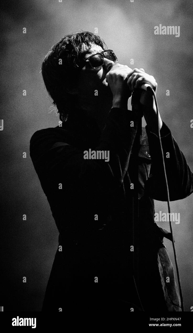 Julian Casablancas - The Strokes, V2004, Hylands Park, Chelmsford, Essex, Großbritannien - 22. August 2004 Stockfoto