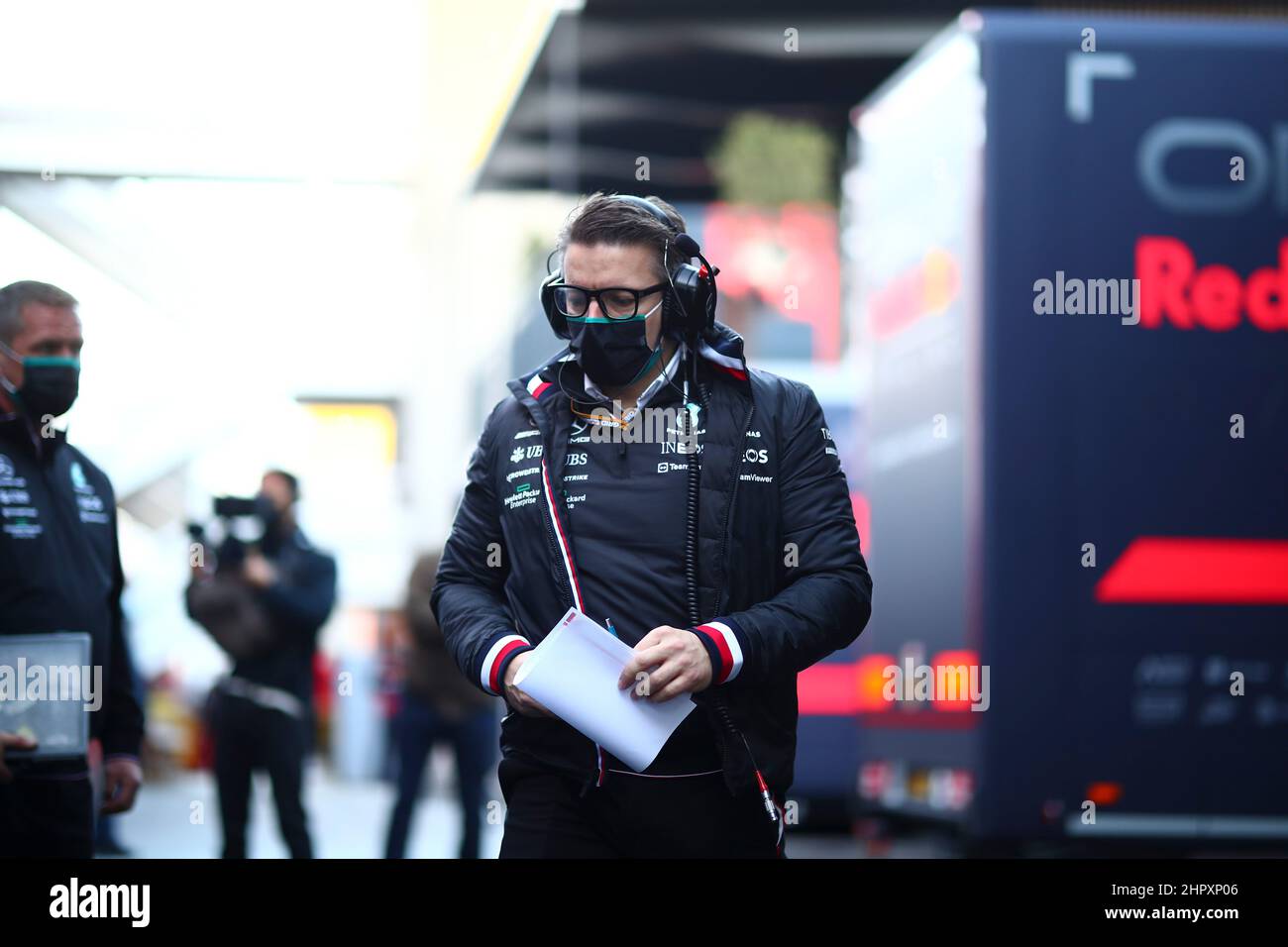 Peter Bonnington, 'Bono', ist Renningenieur von Lewis Hamilton 44, Mercedes-Ingenieur von AMG F1, Formel-1-Weltmeisterschaft 2021, Österreichischer GP 1-4. Juli 2021 Stockfoto
