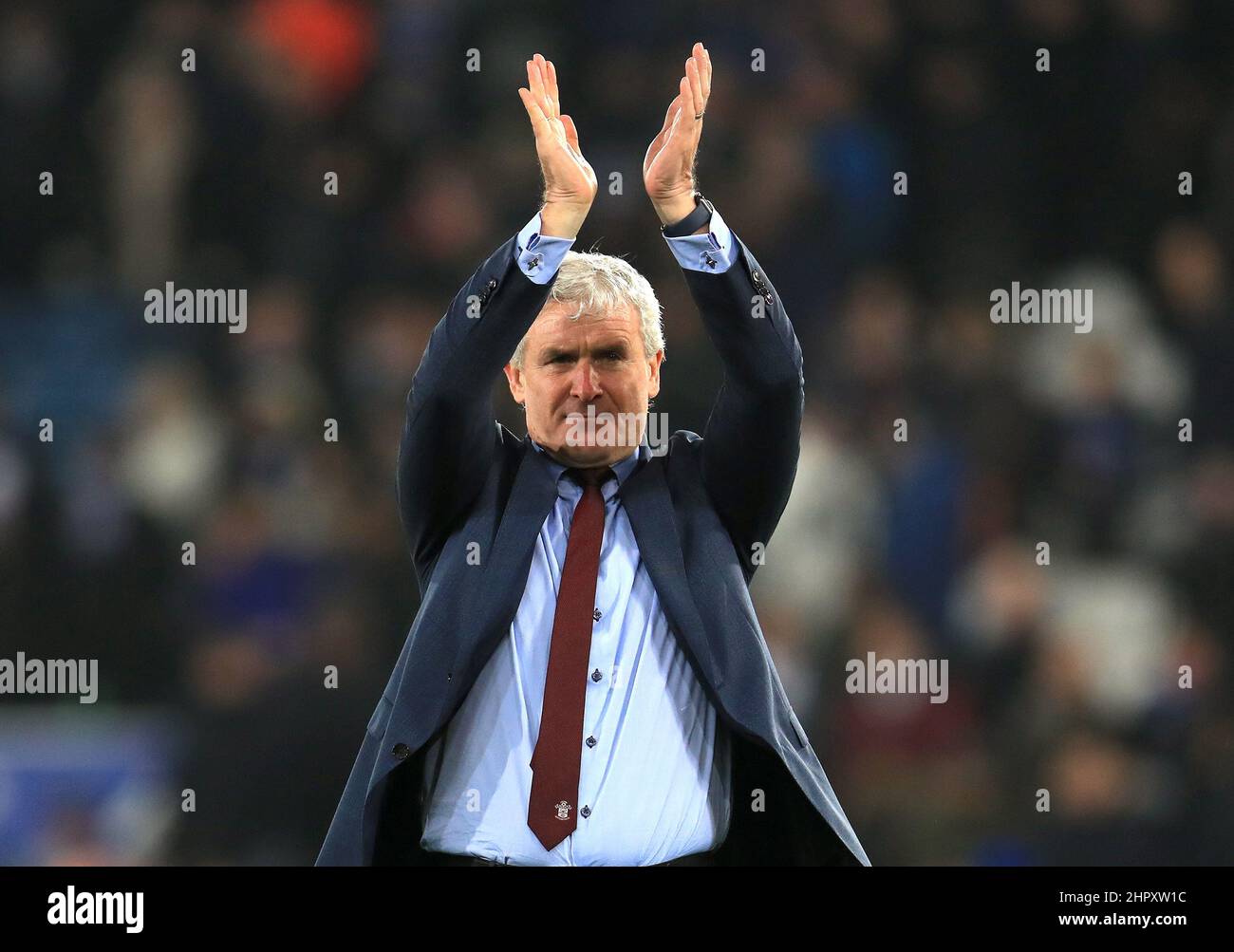 Aktenfoto vom 27-11-2018 von Mark Hughes. Bradford hat Mark Hughes zum neuen Manager ernannt. Der ehemalige Chef von Manchester City, Southampton, Stoke und Wales übernimmt bis 2024 die Übernahme von Derek Adams und erbt in der zweiten Liga ein Team von 15th. Ausgabedatum: Donnerstag, 24. Februar 2022. Stockfoto