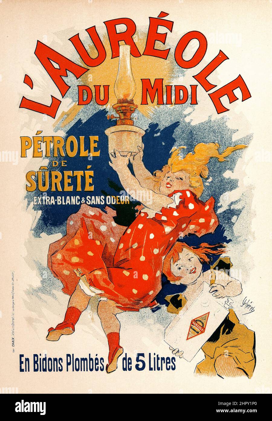 Jules Cheret - Maitres de L'affiche, Platte 233: L'Auréole du Midi - 1900 - Stockfoto