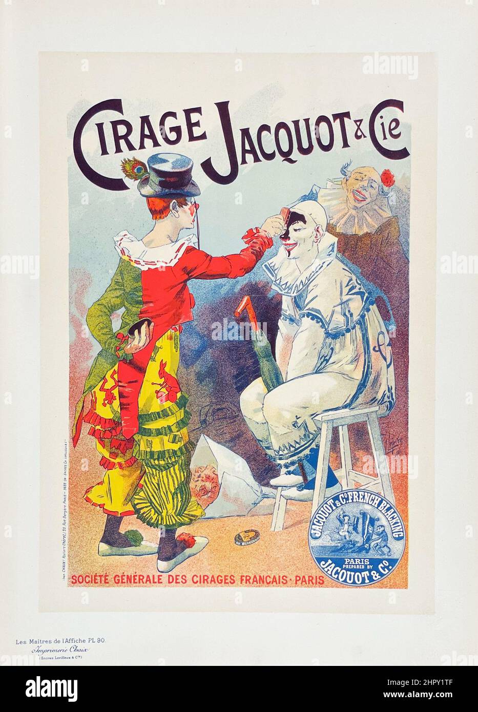 Lucien Lefevre – Cirage Jacquot & Co. – Maitres de l'affiche – 1898 Stockfoto