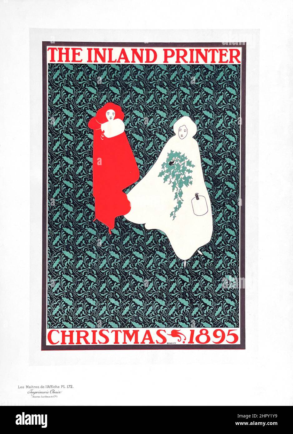 „Les Maitres De L’Affiche“ (die Meister des Posters) DER BINNENLANDDRUCKER (Platte 172) 1895 Stockfoto