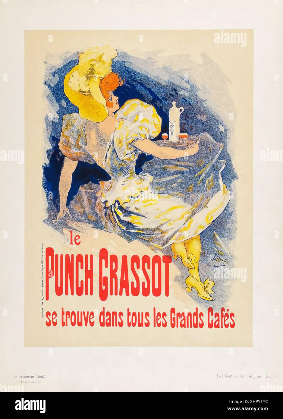 Jules Chéret - Punch Grassot - Lithograph (Les Maîtres de l'Affiche), 1895 Stockfoto