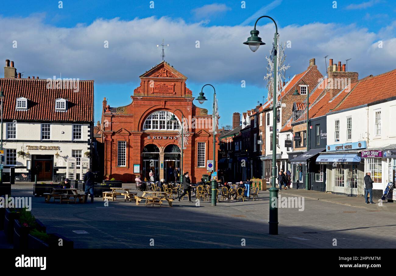 The Market Square, Beverley, East Yorkshire, England Stockfoto