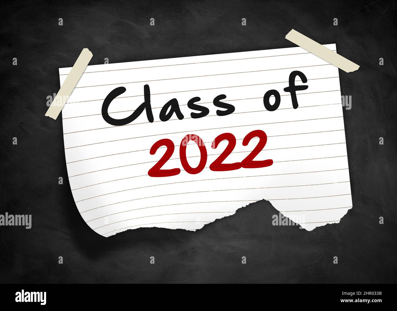 Klasse 2022 Stockfoto