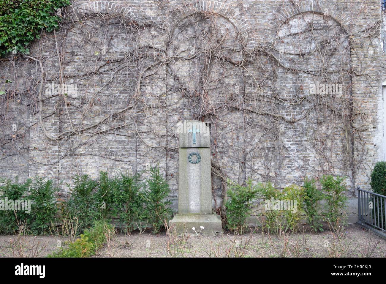 Garnisons kirkegård (Friedhof von Garnison), befindet sich in Kopenhagen, Dänemark. Stockfoto