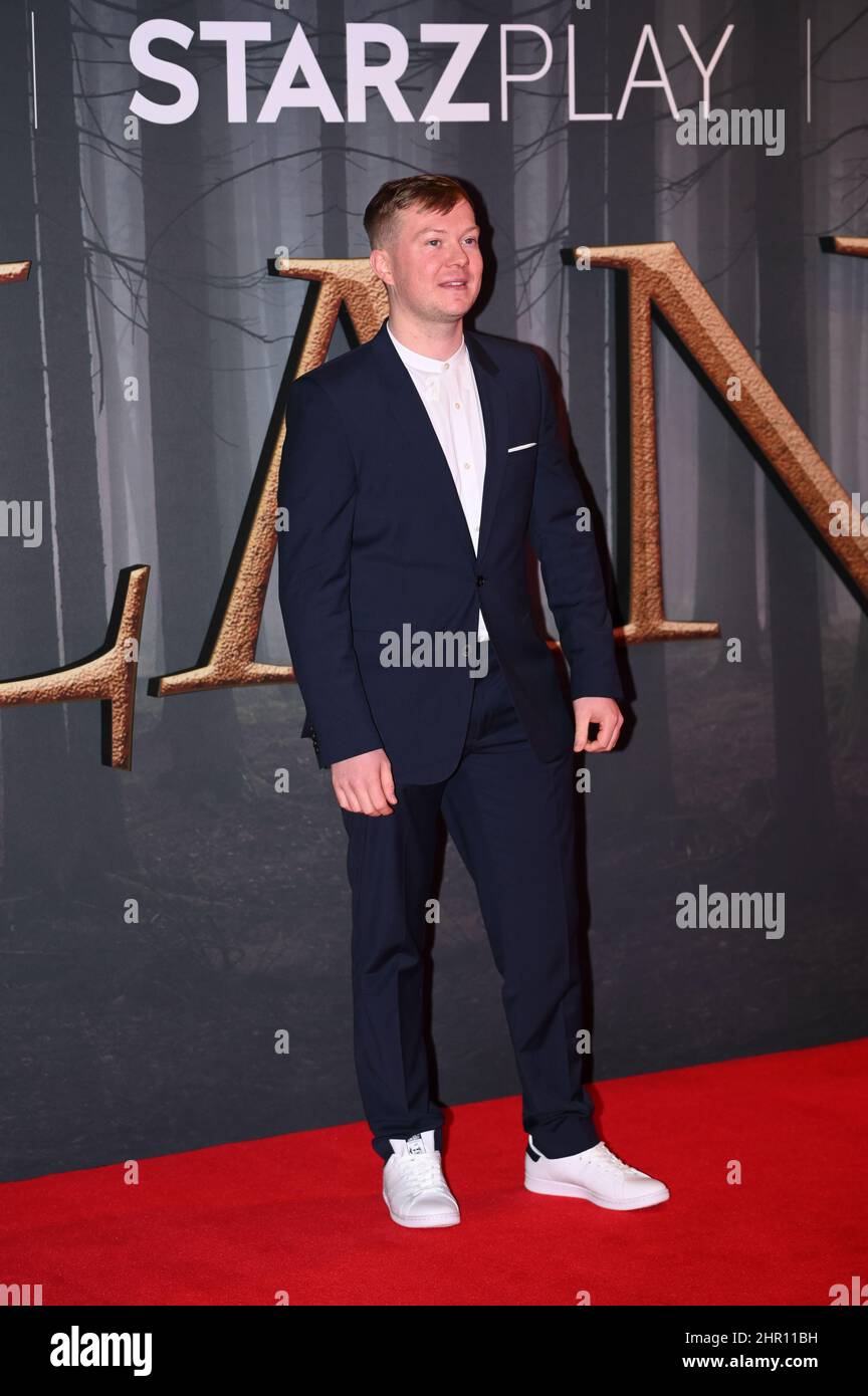 Euan Bennett ist am 24th 2022. Februar bei der „Outlander“-Staffel mit sechs Premiere-Kostümen in der Royal Albert Hall, London, Großbritannien, zu sehen. Stockfoto