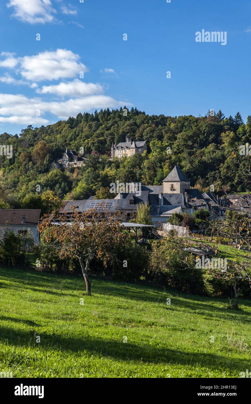 Vue générale du Village Stockfoto