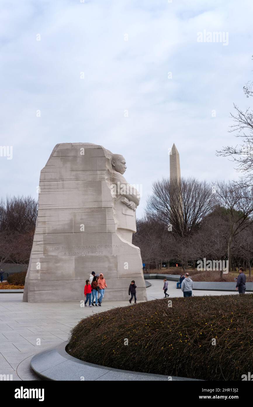 Martin Luther King, Jr. Memorial; Washington, DC, USA Stockfoto