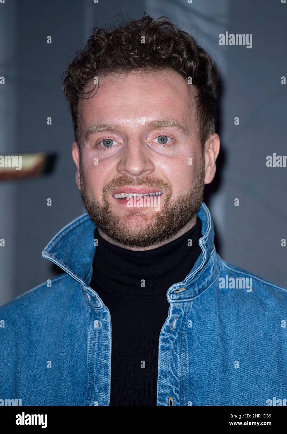 24th. Februar 2022. London, Großbritannien. Andrew Gower nimmt an der Premiere der sechsten Staffel von Outlander in der Royal Festival Hall, London, Teil. Quelle: Doug Peters/EMPICS/Alamy Live News Stockfoto