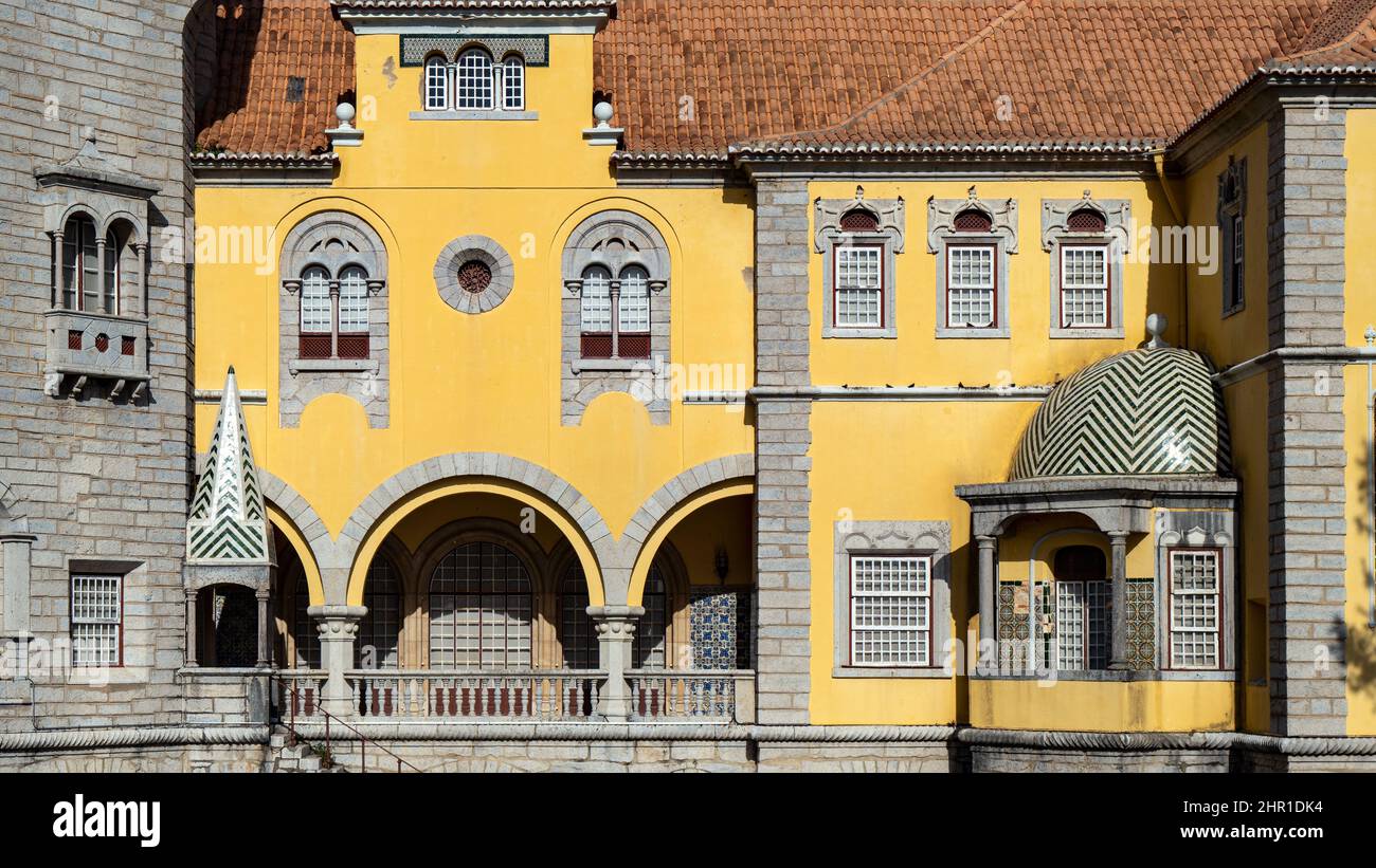 Cadcais, Palácio dos Condes de Castro Guimarães Stockfoto