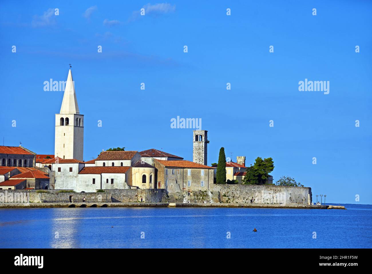 Altstadt an der Adria, Kroatien, Istrien, Porec Stockfoto