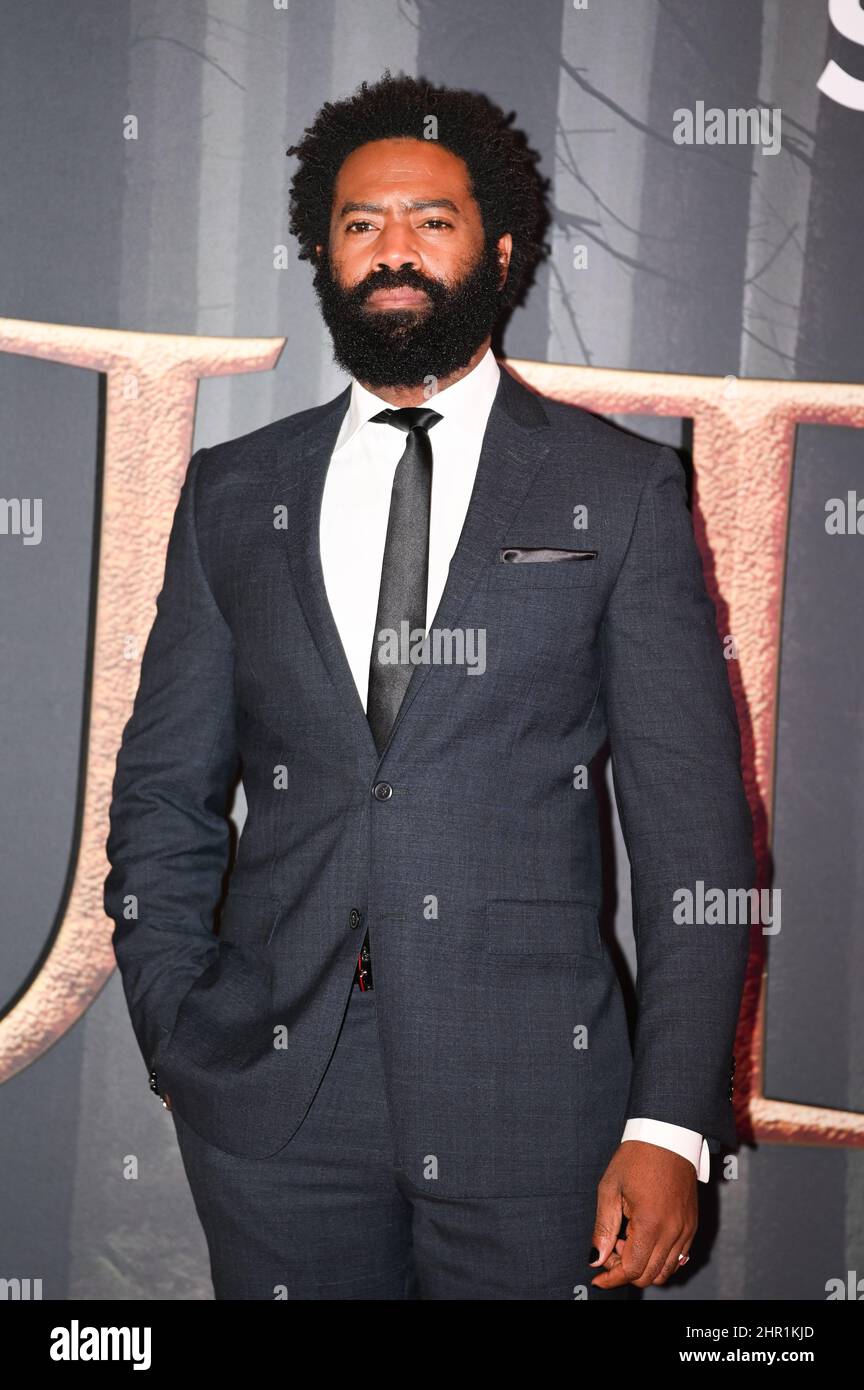 Nichola Pinnock verführt am 24th 2022. Februar die „Outlander“ Season Six Premiere-Kostüme in der Royal Albert Hall, London, Großbritannien. Stockfoto
