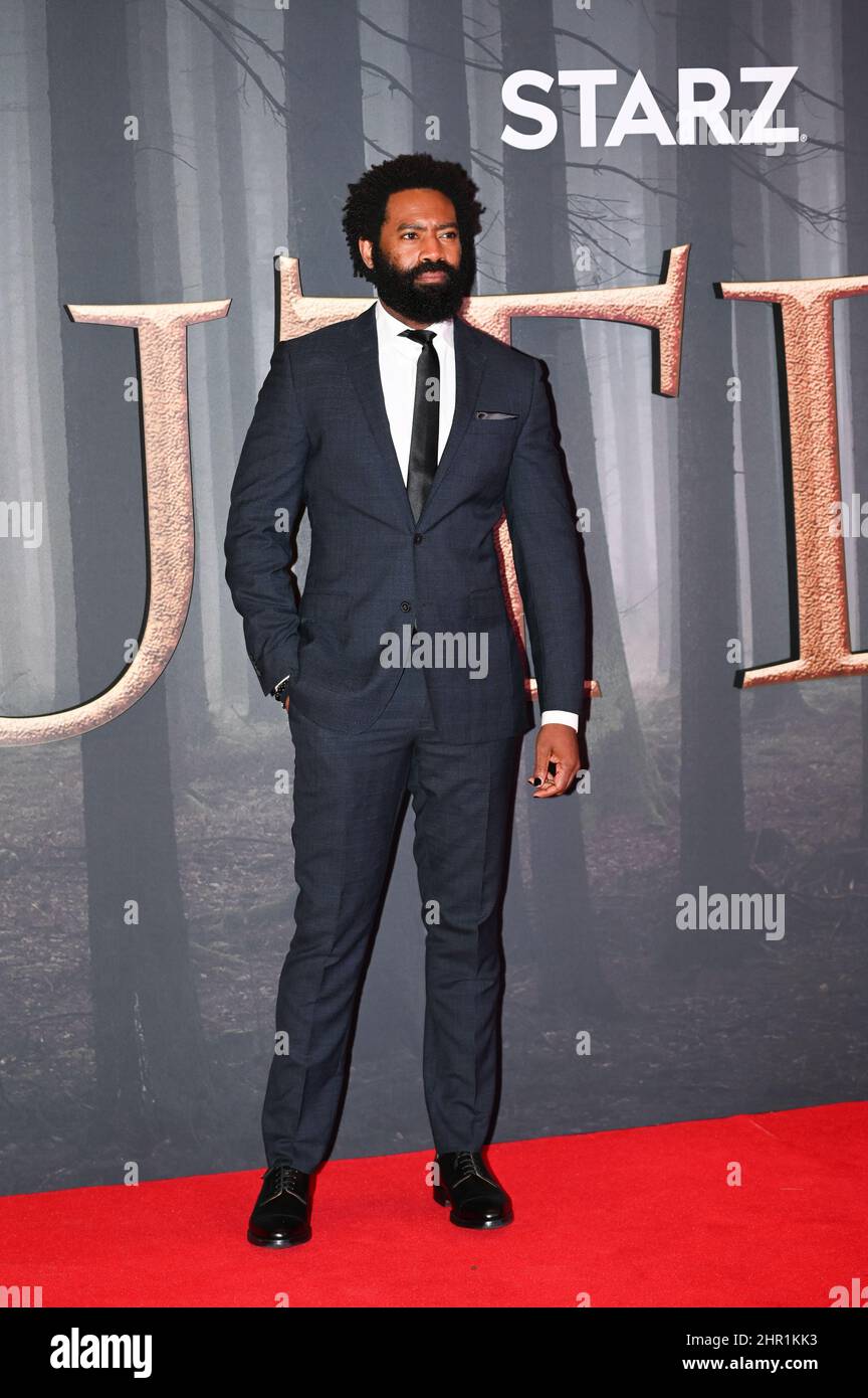 Nichola Pinnock verführt am 24th 2022. Februar die „Outlander“ Season Six Premiere-Kostüme in der Royal Albert Hall, London, Großbritannien. Stockfoto