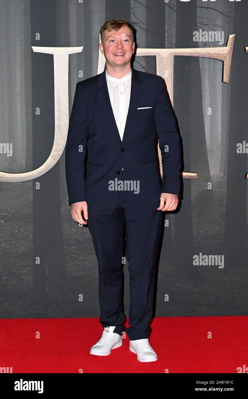 London, Großbritannien - 24. Februar 2022 Euan Bennett bei der britischen Fernsehpremiere in der Royal Festival Hall, London, Großbritannien. Quelle: Nils Jorgensen/Alamy Live News Stockfoto