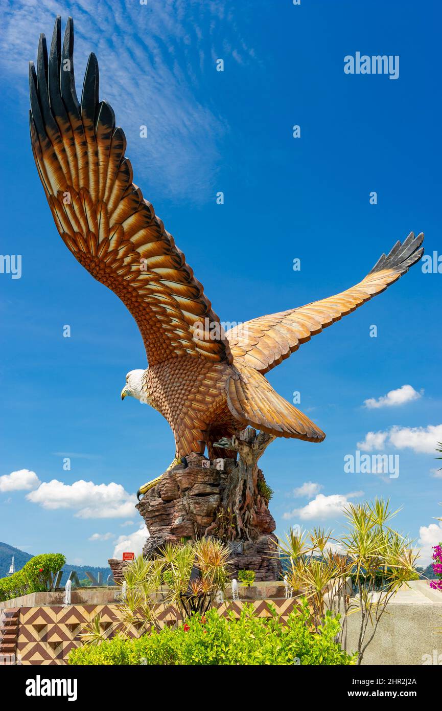 Eagle Square, Kuah, Langkawi Stockfoto