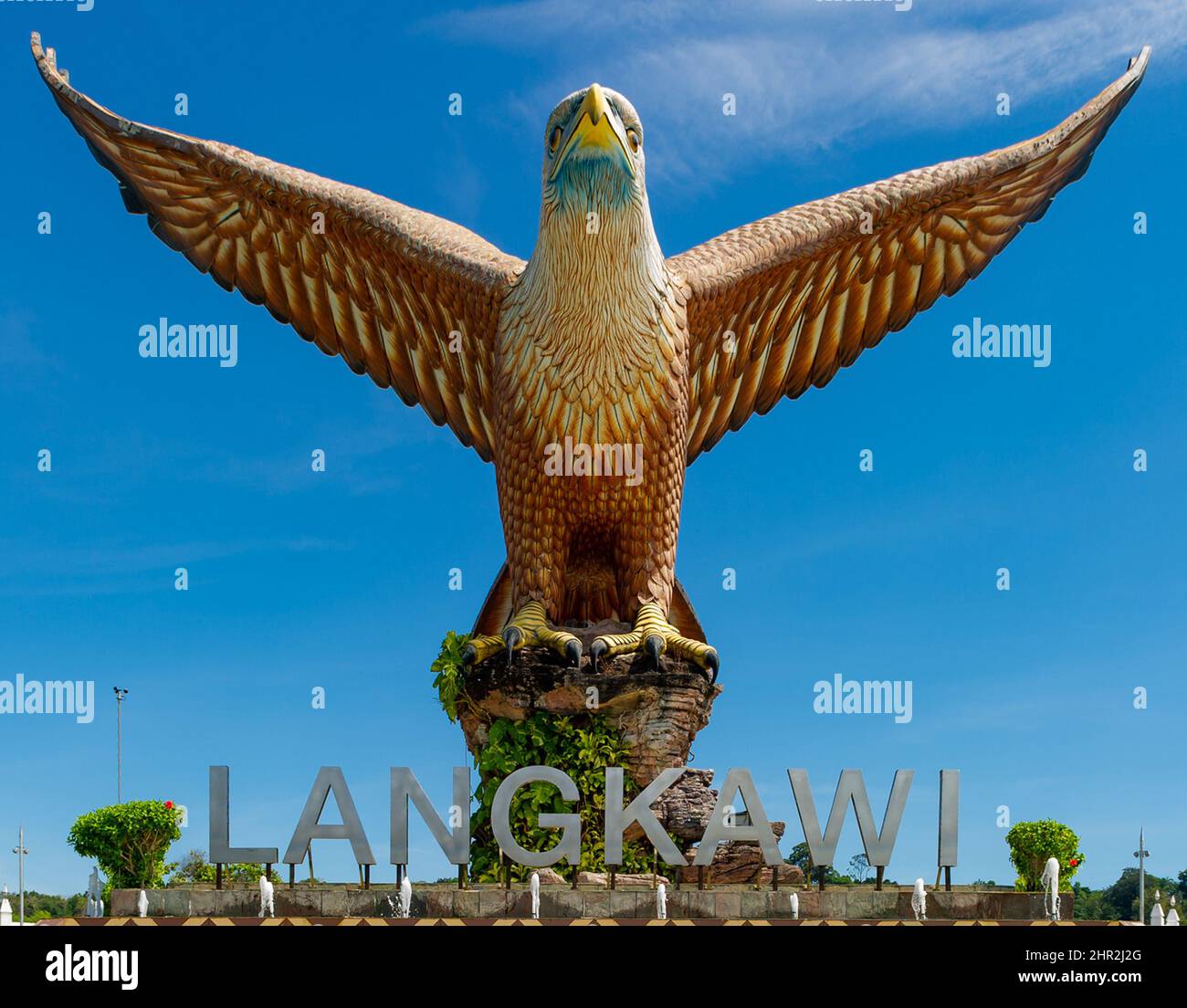 Eagle Square, Kuah, Langkawi Stockfoto
