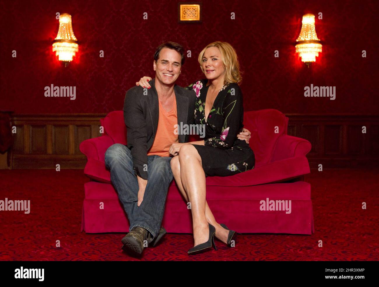 Die Schauspieler Paul Gross, Left, und Kim Cattrall, die in der