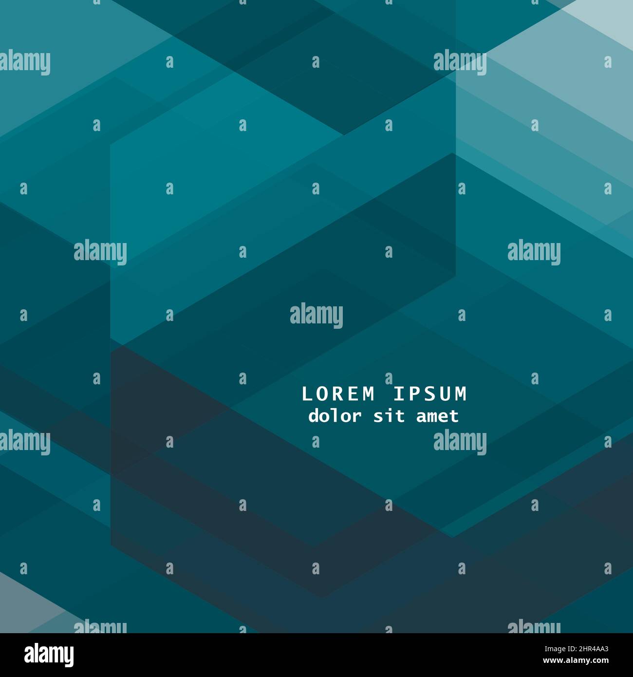 Abstrakter blauer Hintergrund mit Sechsecken. Vektordesign Stock Vektor