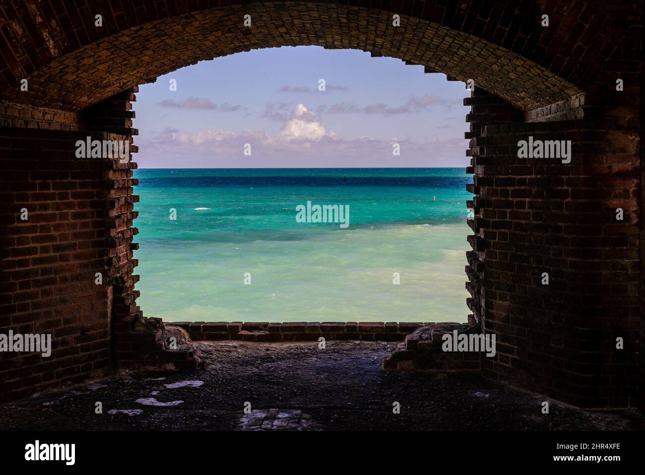Schöne Aussicht auf den Dry Tortugas National Park Stockfoto