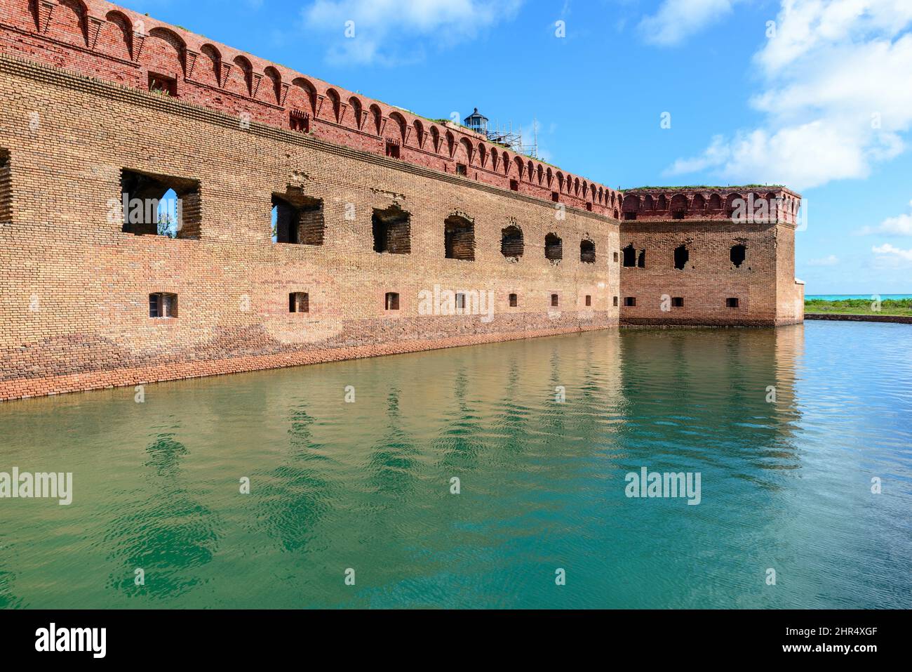 Schöne Aussicht auf den Dry Tortugas National Park Stockfoto
