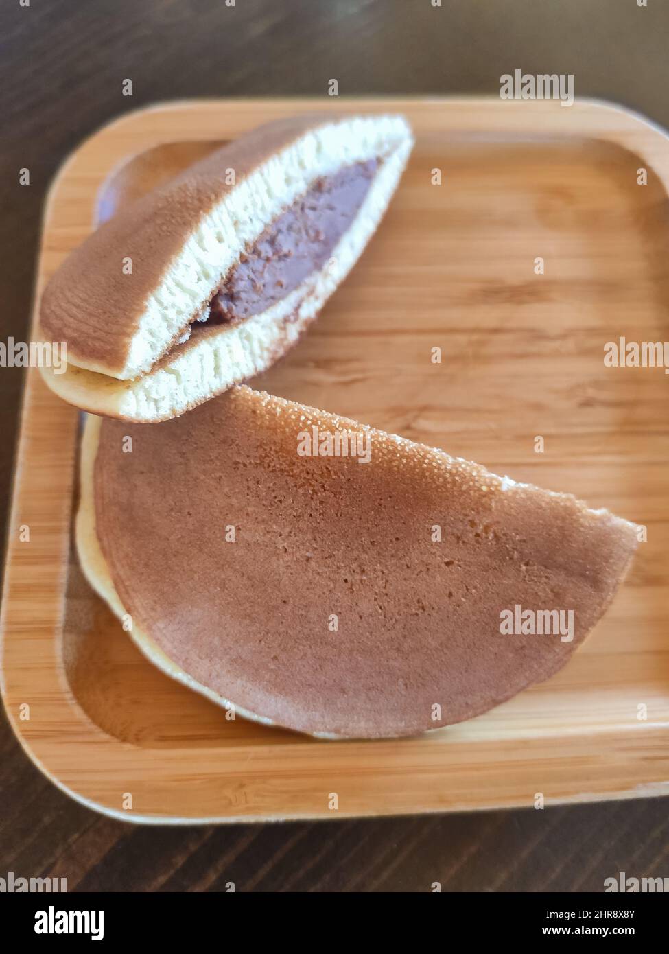Köstliche Doriyaki-Pfannenkuchen.traditionelle japanische Küche Stockfoto